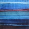 8 - Infiniment fleuve • - acrylique sur toile ; 24 x 24 po (61 x 61 cm)