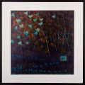 68 - Belles-de-nuit ● - acrylique sur toile montée sur panneau; 18 x 18 po (46 x 46 cm)