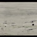 76 - Série Suite pour un fleuve● - acrylique sur panneau; 10 x 30 po (25 x 76 cm)