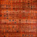79 - Trame du rêve (disponible) - techniques mixtes sur toile; 36 x 30 po (92 x 76 cm) 1 050$