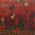 93 - Les trois soeurs ● - acrylique sur boitier; 10 x 42 po (26 x 107 cm)
