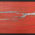 120 - Passage 2 ● - acrylique sur panneau monté sur panneau; 12 x 30 po (30,5 x 76 cm) 