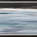 122 - Récit du fleuve 1 ●
acrylique sur panneau monté sur panneau ; 12 x 30 po (30 x 76 cm)
