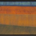 126 - «Sans titre» - enc. ● - acrylique sur panneau; 12 x 48 x 1/2 po (30,5 x 122 x 1,25 cm)  