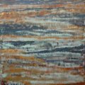 145 - Marée basse (disponible) - acrylique sur toile ; 30 x 30 po (76 x 76 cm) 950 $