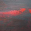 147 - Rouge, rouge● - acrylique sur panneau; 18 x 24 po (46 x 61 cm)