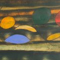 188 - Songe dune nuit dété ●
acrylique sur panneau ; 10 x 30 po (25,5 x 76 cm)
