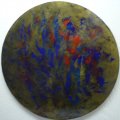 231 - Mémoire dombre (tondo) (disponible)
acrylique sur panneau ; diamètre 18 po (46 cm) 575 $