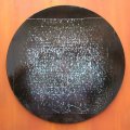294 - Sans titre (tondo) (disponible)
acrylique sur panneau ; diam. 14 po (diam. 36 cm) 450 $