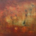 330 - Sans titre  ●
acrylique sur panneau ; 11 x 14 po (28 x 36 cm)